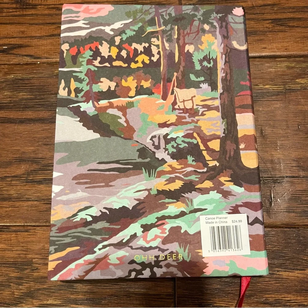 Oh Deer! Scenic Planner with Red and Green Accents